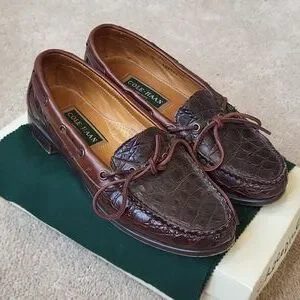 Cole Haan | Shoes | Vintage Cole Haan Crocodile Loafers  display picture 1